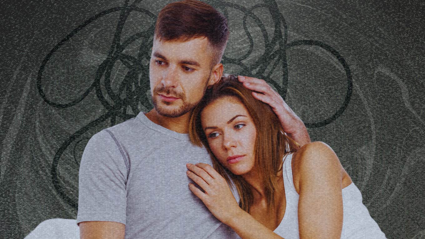 The Toxic Bond That Keeps People Stuck In Abusive Relationships Couple in a toxic bond are now stuck in an abusive relationship together.