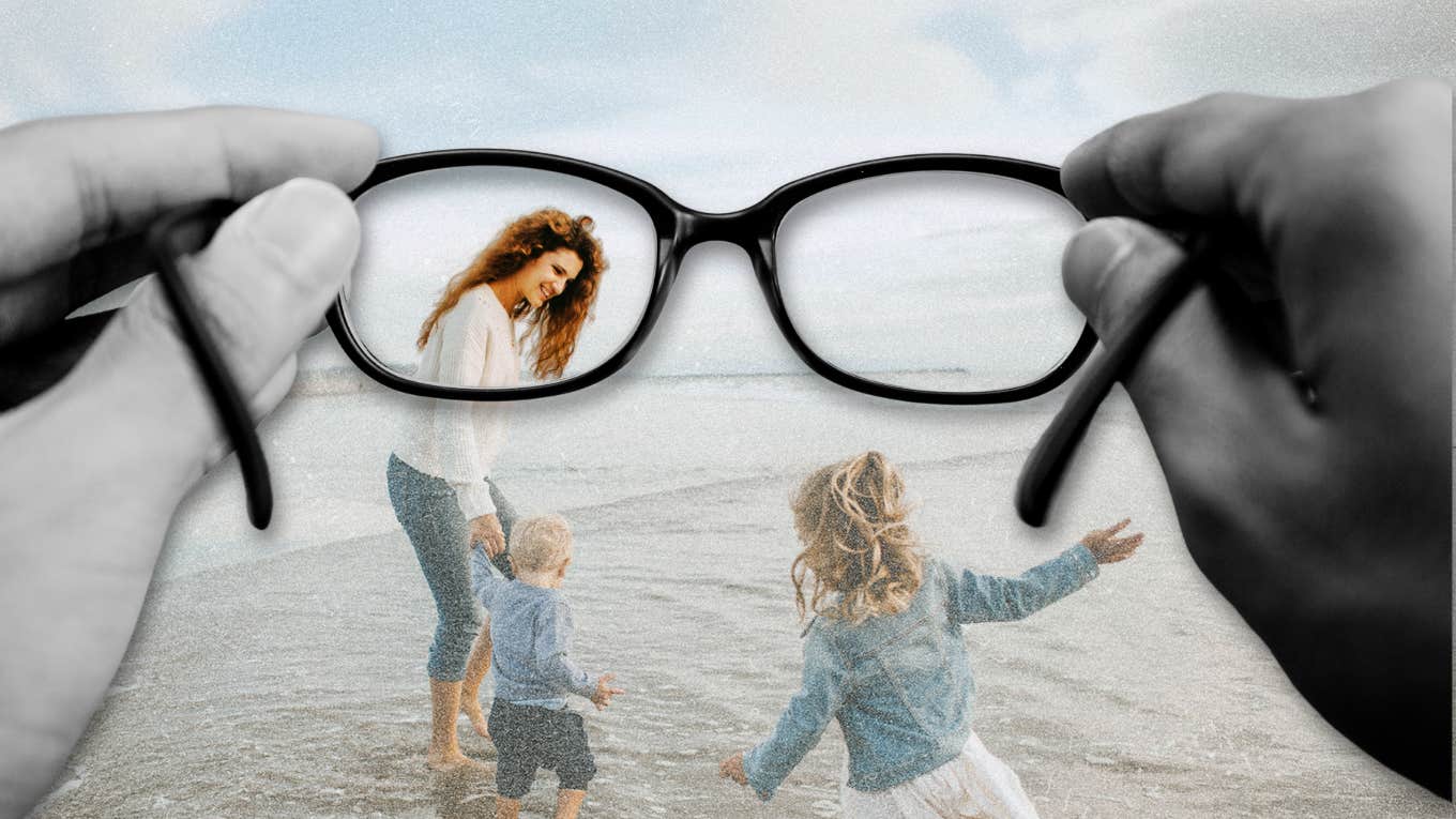 Watch How Your Wife Treats Her Favorite People, The Kids, Before Concluding She Could Change More For You Man watching wife through a different lense