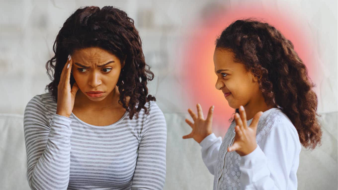 Major Ways Kids Become Total Narcissists Narcissist kid yells at her mother.