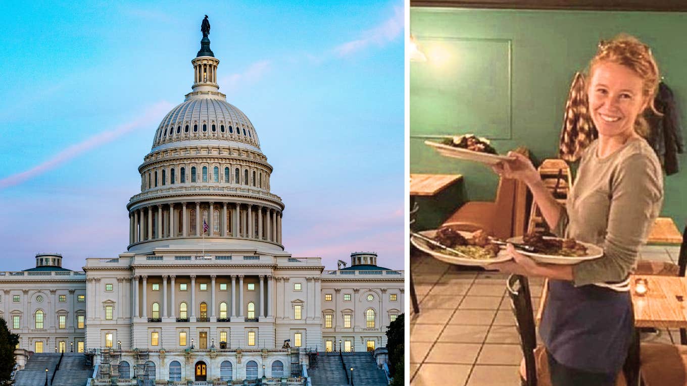 Wisconsin Waitress Running For Congress—Rebecca Cooke 'Tired' Of Workers 'Lacking True Representation' US Capitoal and Wisconsin congressional candidate Rebecca Cooke
