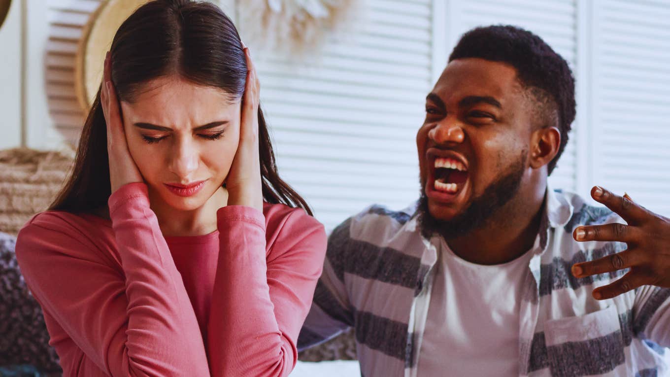 The Most Common Complaints Unhappy Husbands Have About Their Wives Unhappy husband complains to his wife.