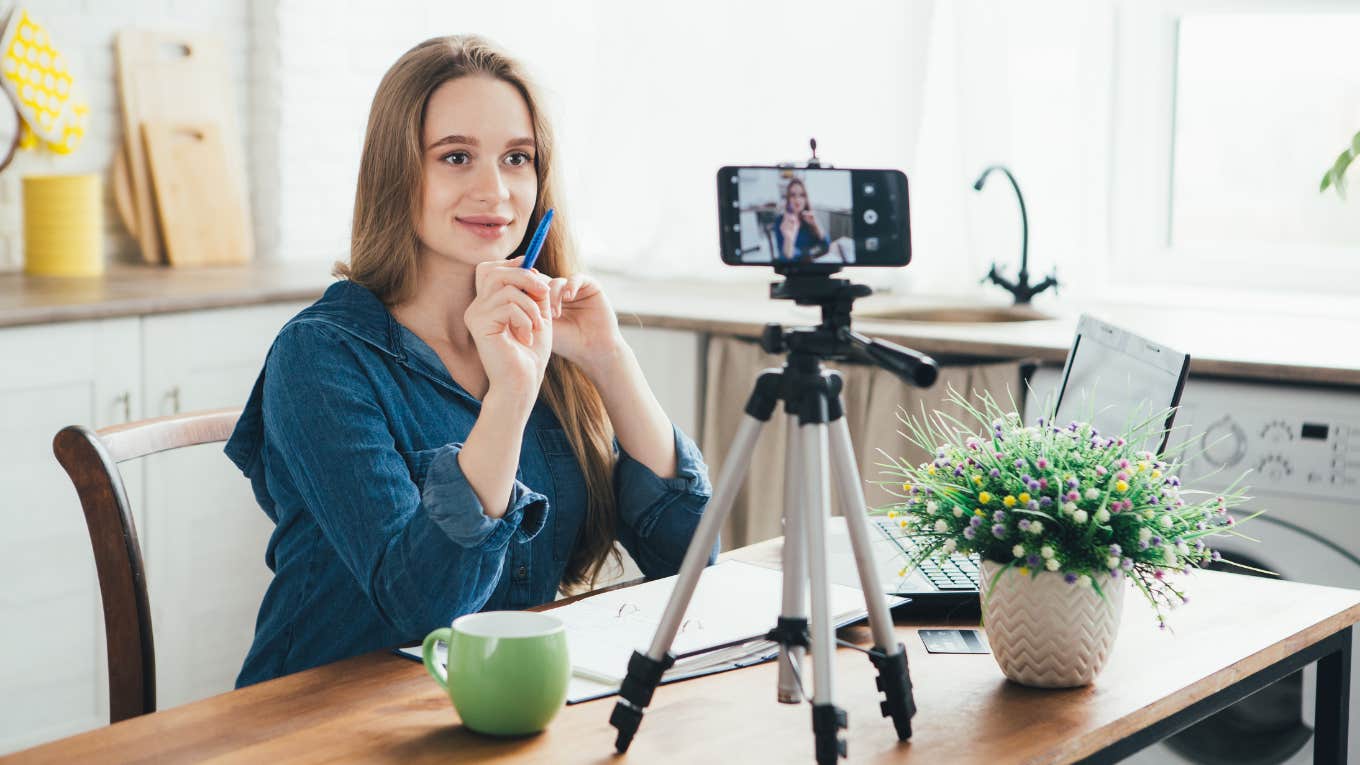 Jools Lebron Gets Emotional After Her Viral Very Demure Phrase Was Trademarked By Someone Else Influencer making a video