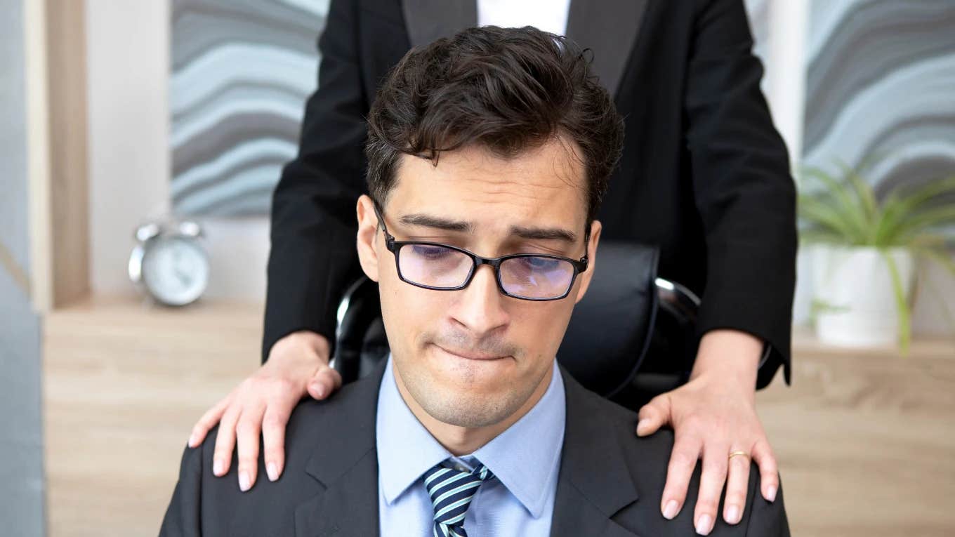 Man Feels Sexually Harassed At Work But Is Afraid To Complain Man being sexually assaulted at work