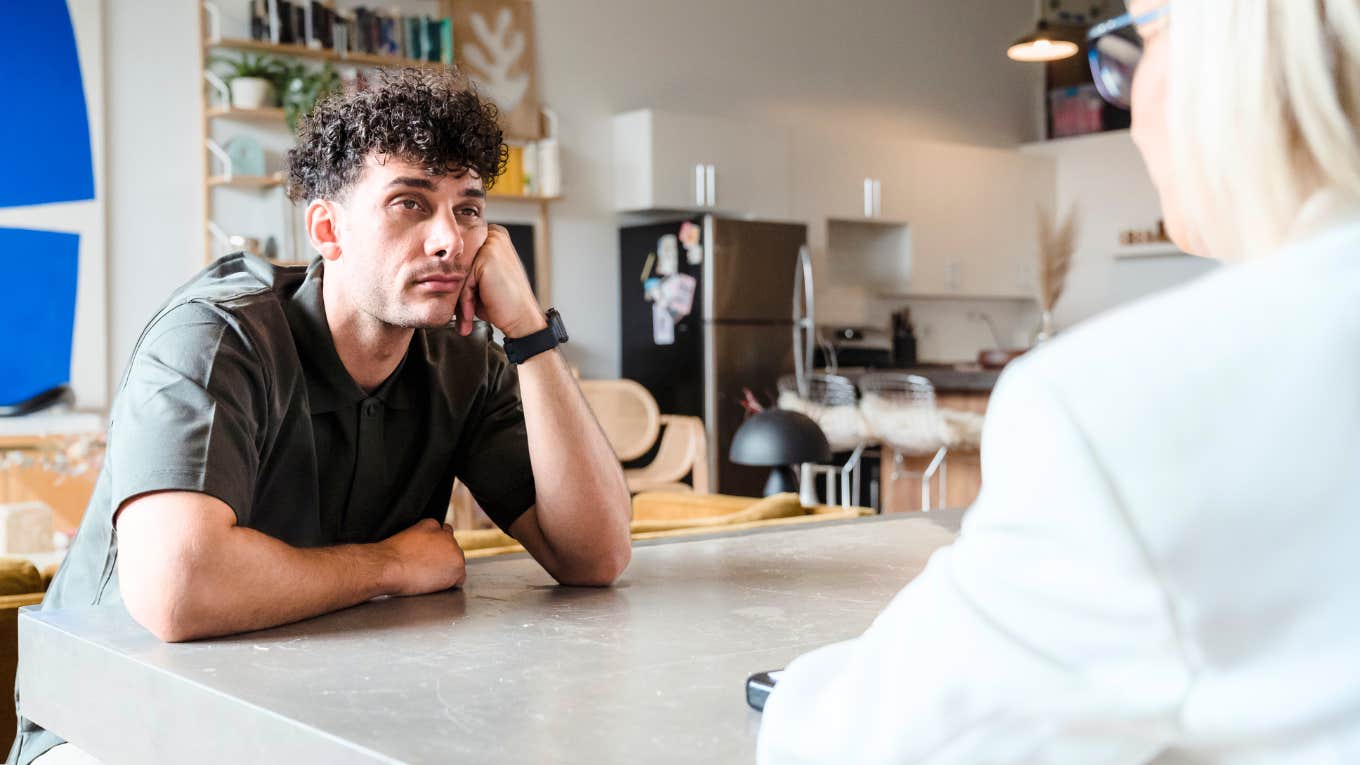 I've Seen Every Type Of Couple In Counseling. Here Are Honest Reasons You're Not Getting What You Want In Your Marriage. Man not listening to woman