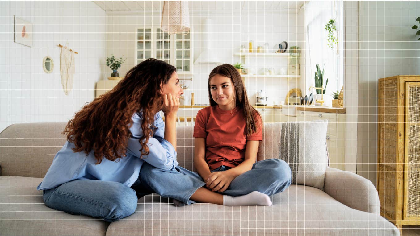 Clinical Psychologist Warns Why Parents Shouldn't 'Compulsively Validate' Their Kids' Emotions Mother validating her daughters feelings