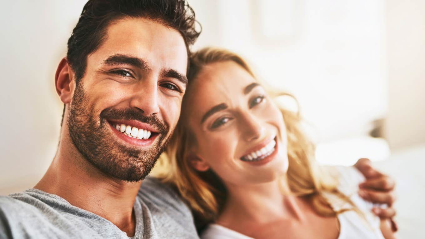 The Secret To Making Relationships Easier And More Fulfilling happy couple in secure functioning relationship