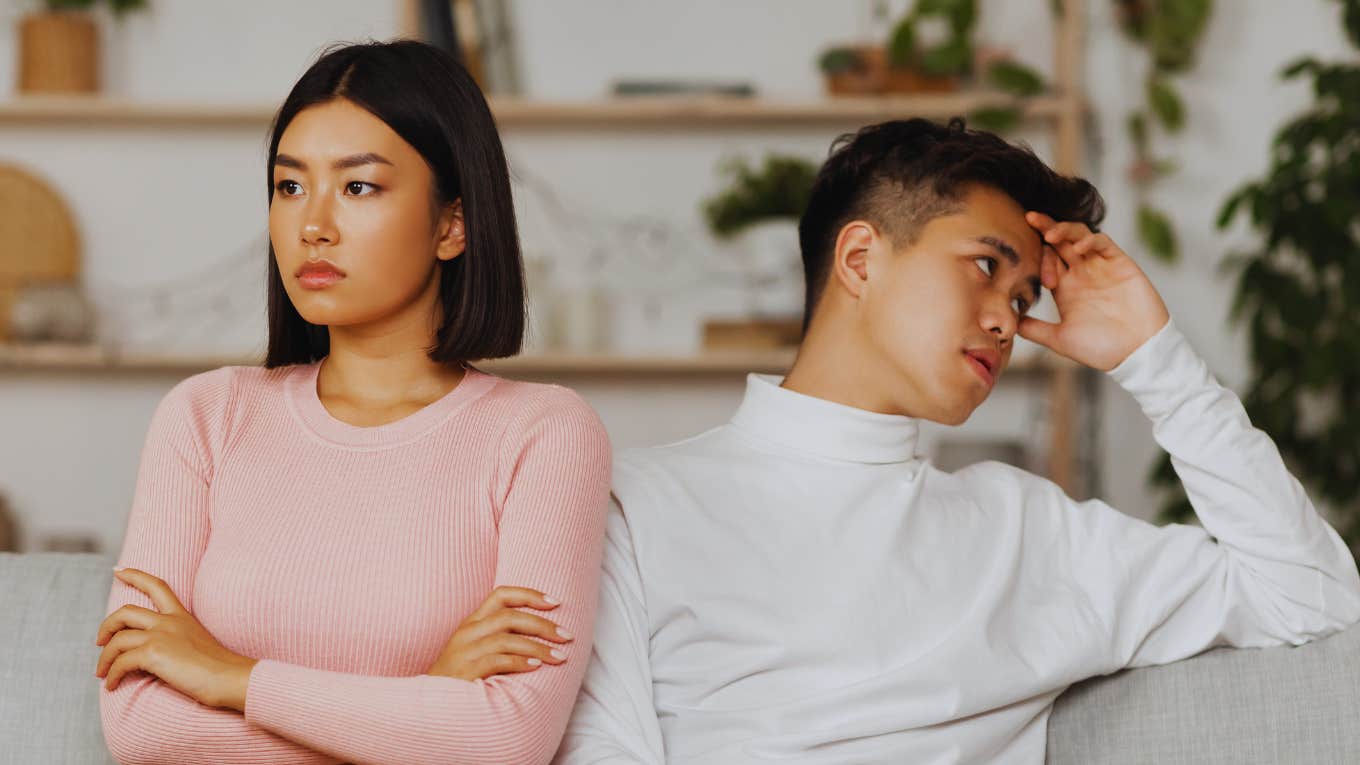 Signs Someone In Your Life Is Not Your Soulmate, According To Psychology Woman realizes that guy is not her soulmate in life.