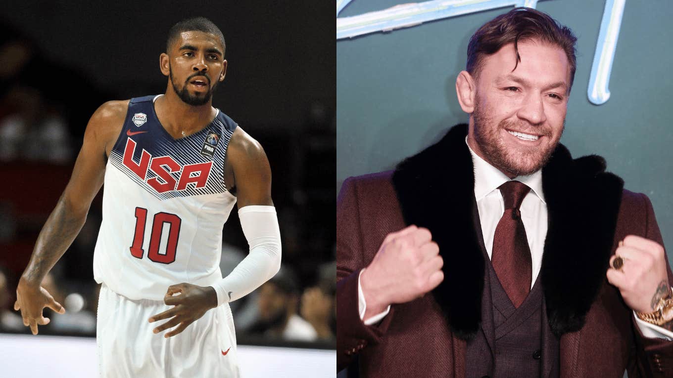 The Two Words Kyrie Irving & Conor McGregor Used To Manifest The Successful Lives They Now Live Kyrie Irving and Conor McGregor