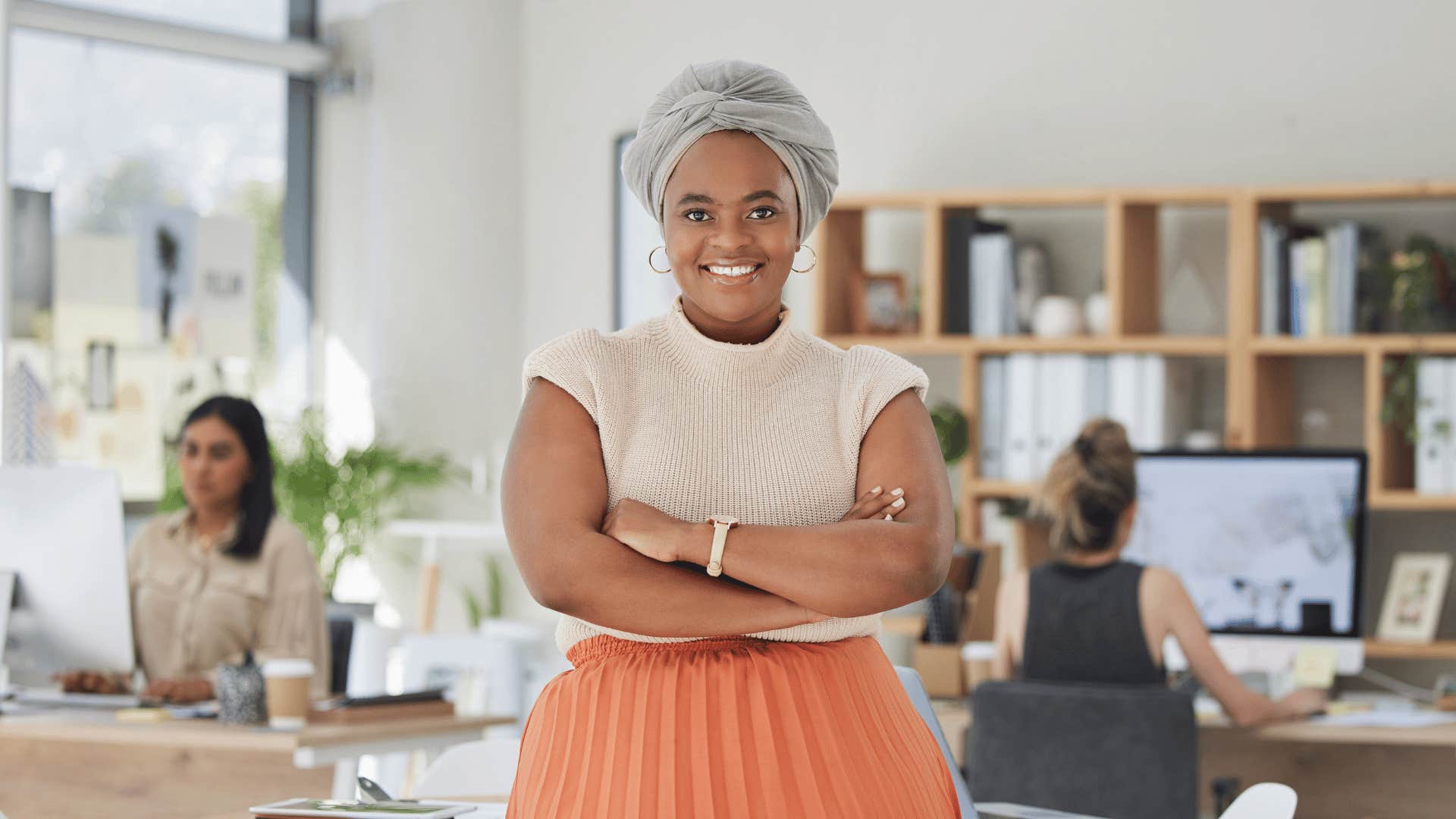 woman in office
