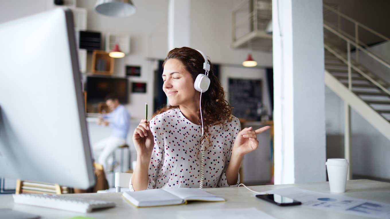 Worker Reprimanded For Playing Music That's Not 'Faith-Based' woman working with music on