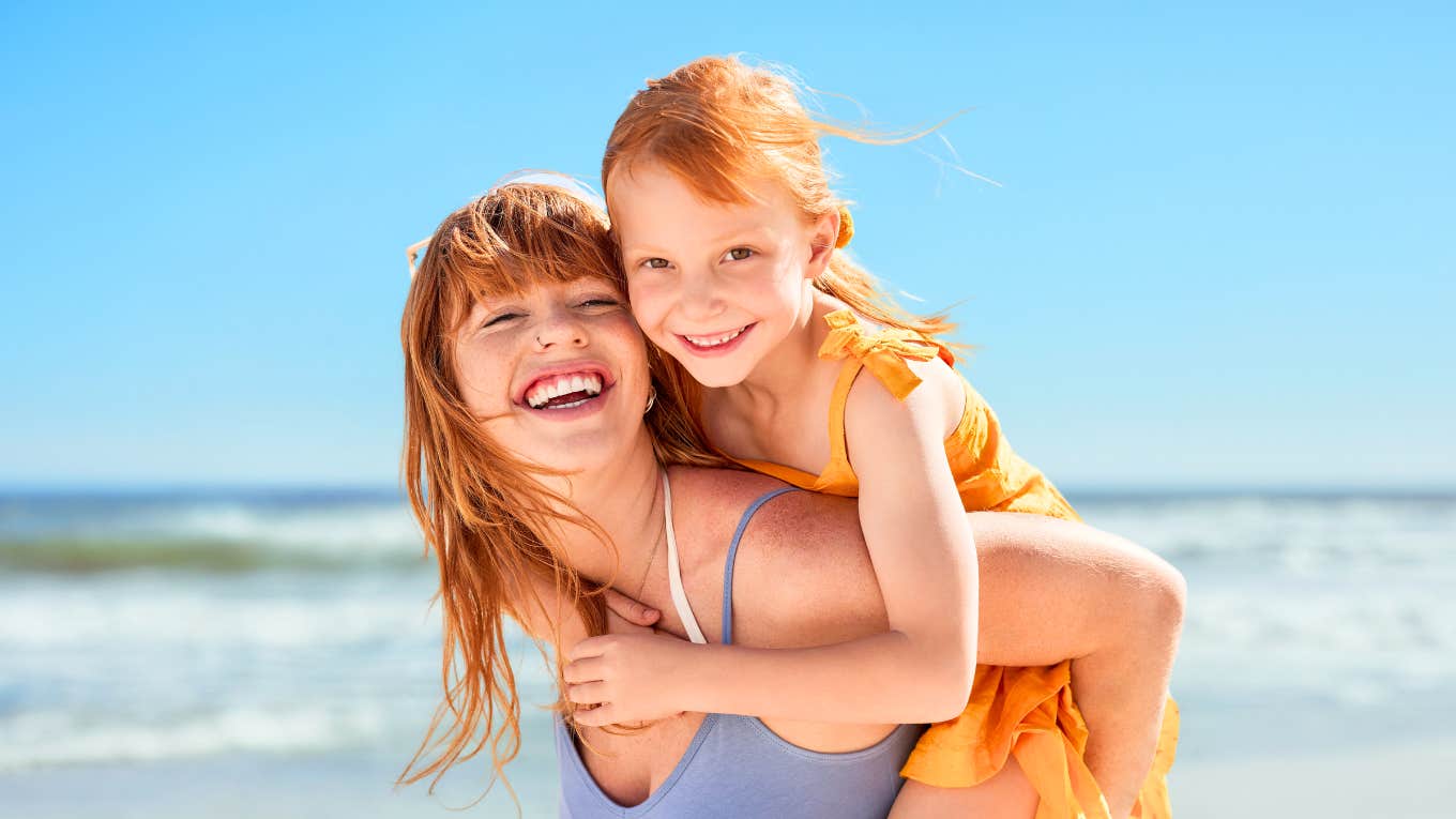 How to protect your kid from a bad relationship in the future Mother bonding with child to help protect her from bad relationships