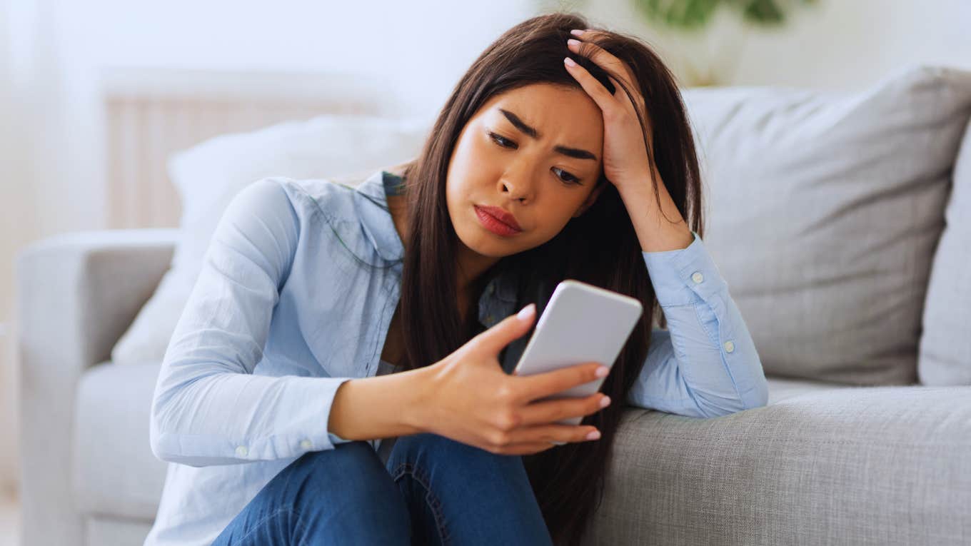 My Best Friend Ghosted Me Concerned woman has been ghosted by her best friend.