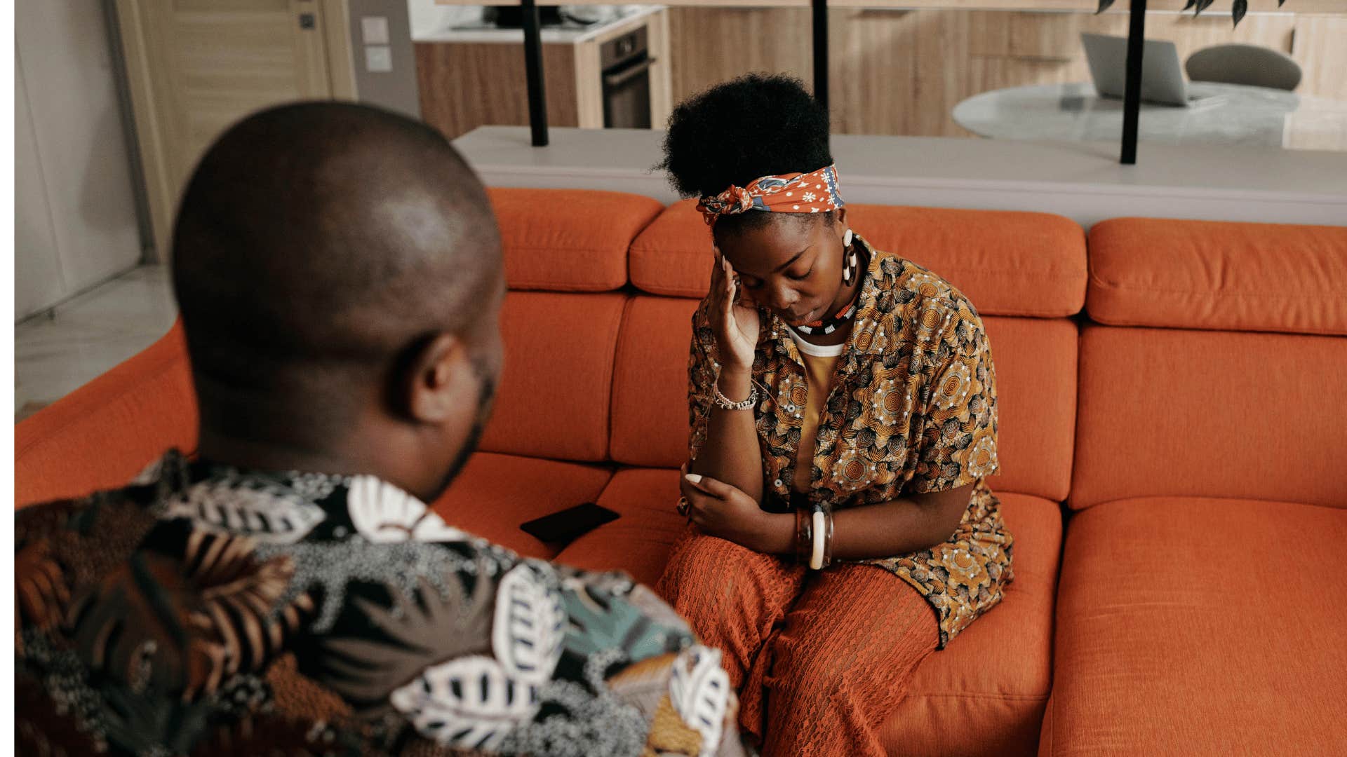 couple fighting about emotional health