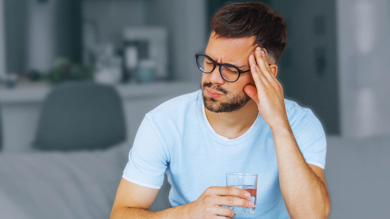 Drinking This Specific Beverage Engages Your Brain More Than Any Other Activity, Says Research Man drinks a specific beverage that engages his brain more than any other activity.