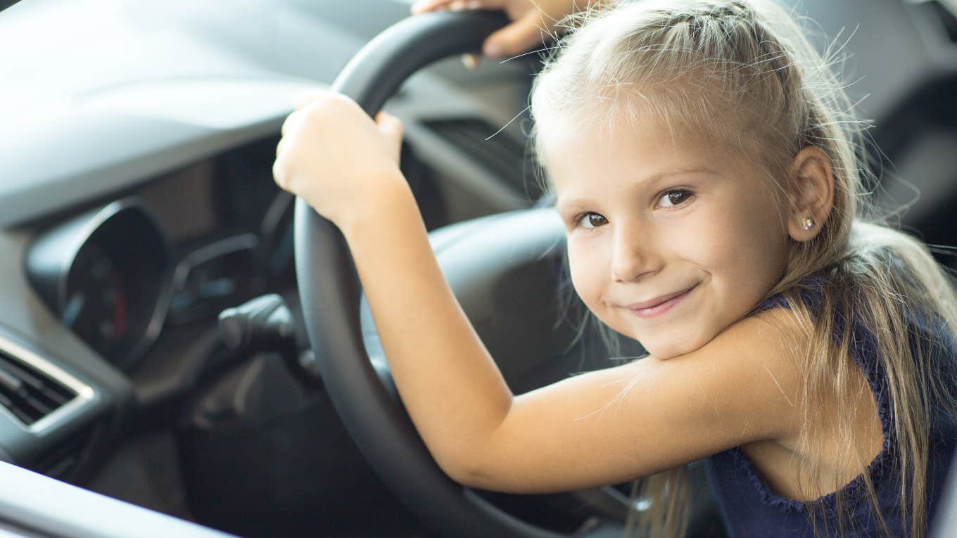 8-Year-Old Drives Herself To Target And Spends $400 8-year-old driving herself to Target
