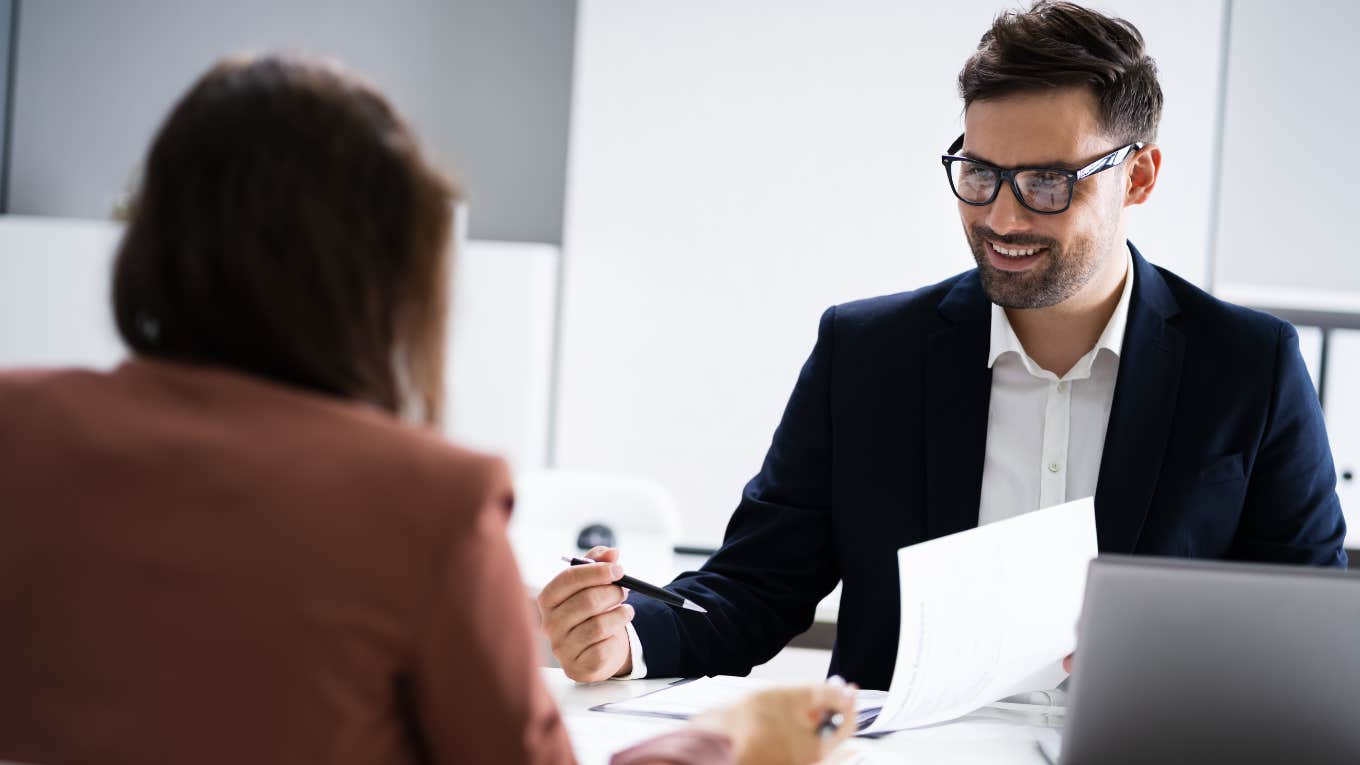 Hiring Manager Fired For Refusing To Post Ghost Jobs To Motivate Current Workers hiring manager talking to prospective job candidate during interview