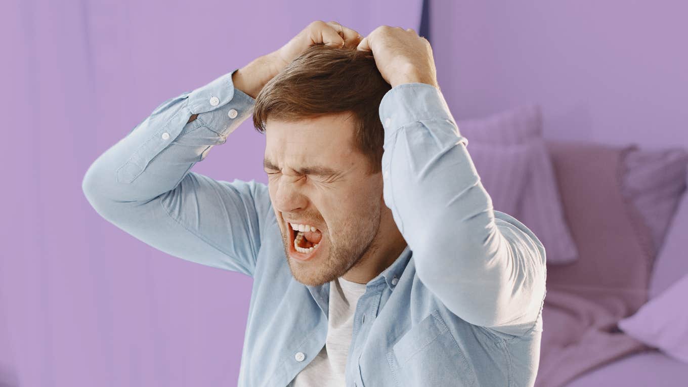 Tragic Signs Someone Lacks Serious Emotional Intelligence Frustrated man lacks serious emotional intelligence.