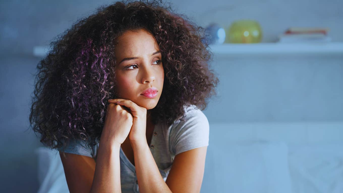 People With The Quiet Traits Are More Toxic Than Everyone Else, According To Psychology Woman has quiet traits that are toxic.