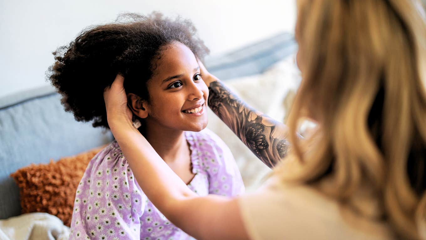 I Should Have Braided My Daughter’s Hair Mother braiding her daughters ethnic hair