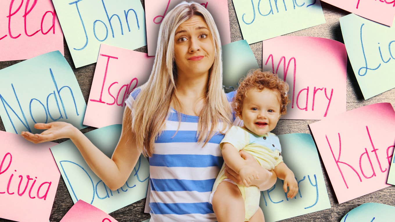 10% Of Parents Regret Their Baby Name, Survey Finds mom who regrets her baby name