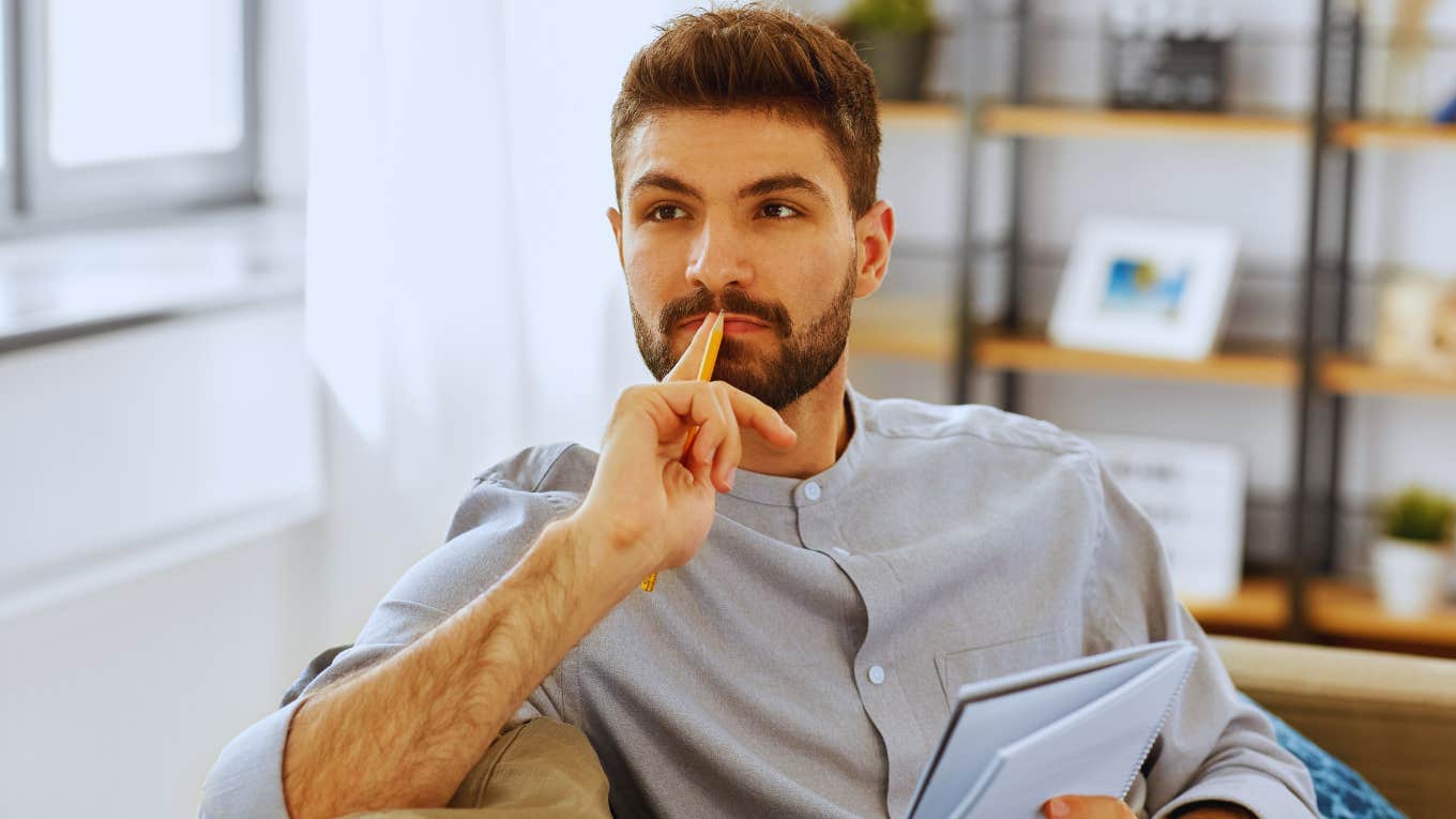 Man figures out that it is time to end things with the person he's dating.