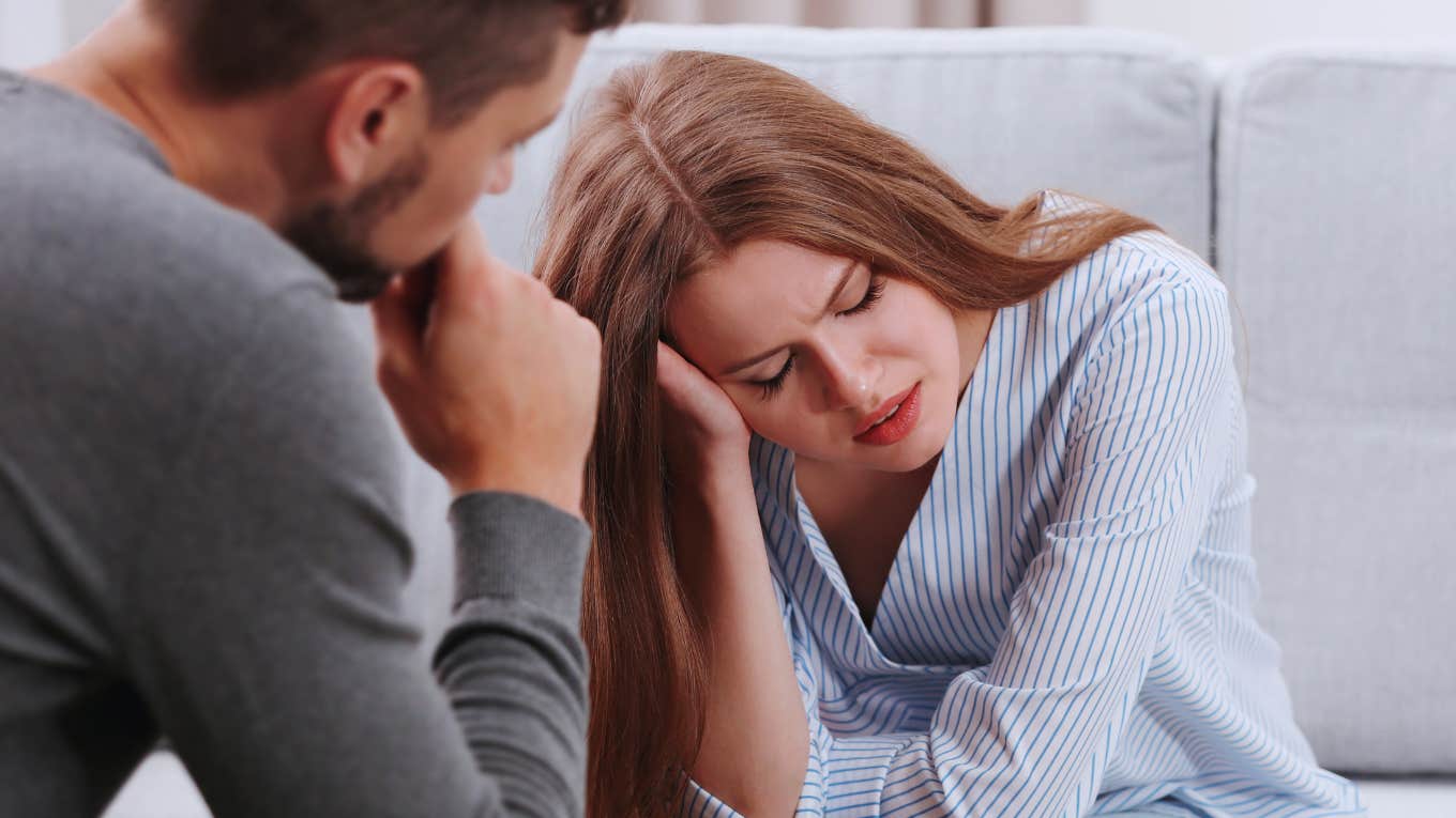 Women Say This Common Habit Negatively Interferes With Their Relationship Woman is frustrated because her common habit is negatively interfering with her relationship.