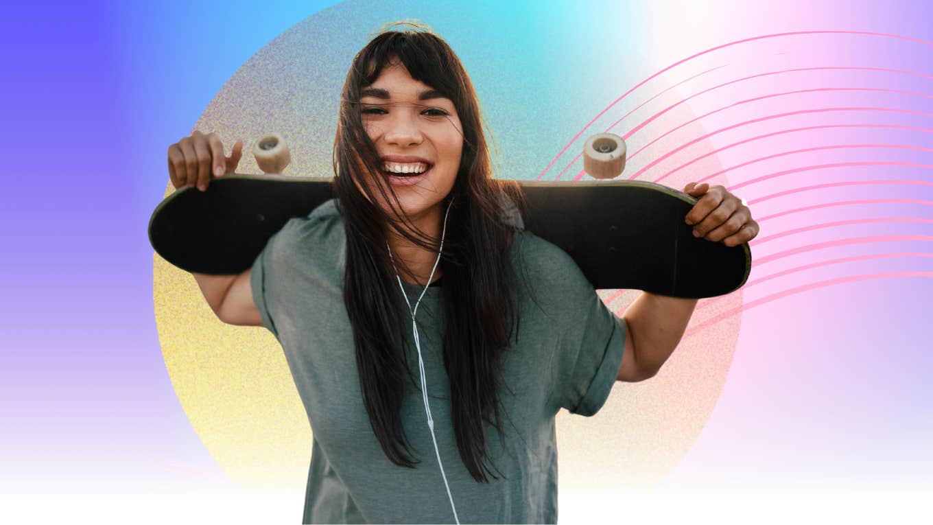 happy woman skateboard horoscopes for september 5, 2024 3 Zodiac Signs Attract New Opportunities On September 5, 2024