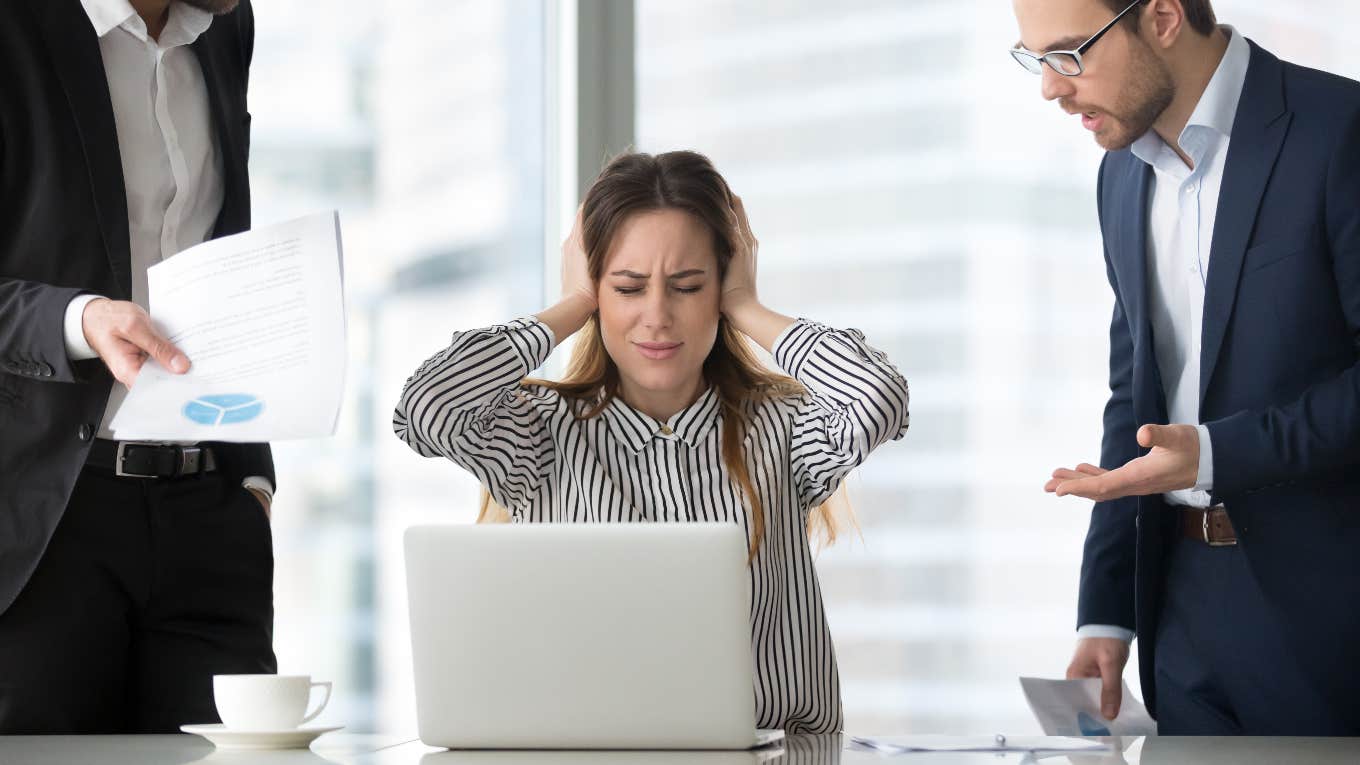 Boss Treats Employee Like His Personal Assistant Despite Her Promotion Upset female employee