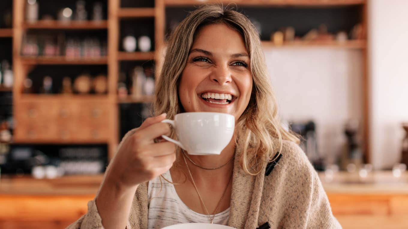 What Your Coffee Order Reveals About You, According To Psychology Woman's coffee order reveals things about her.