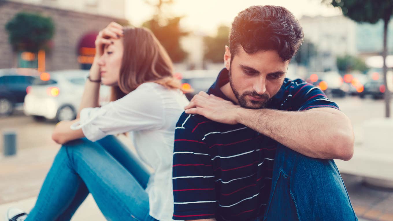 When Men Ask Me This Question, I Always Say No — No Matter What Frustrated woman says no when man asks her a question.