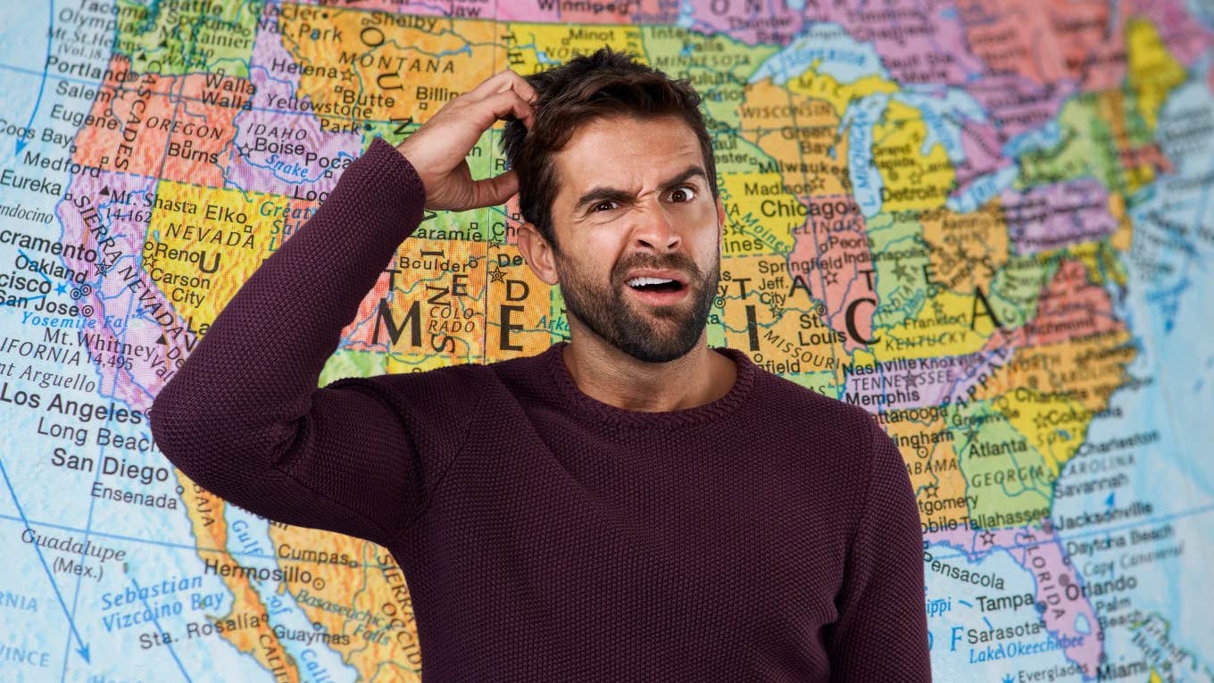 People Overseas Share Weird Things About America That Americans Don't Realize Are Weird Man confused about the weird things about America