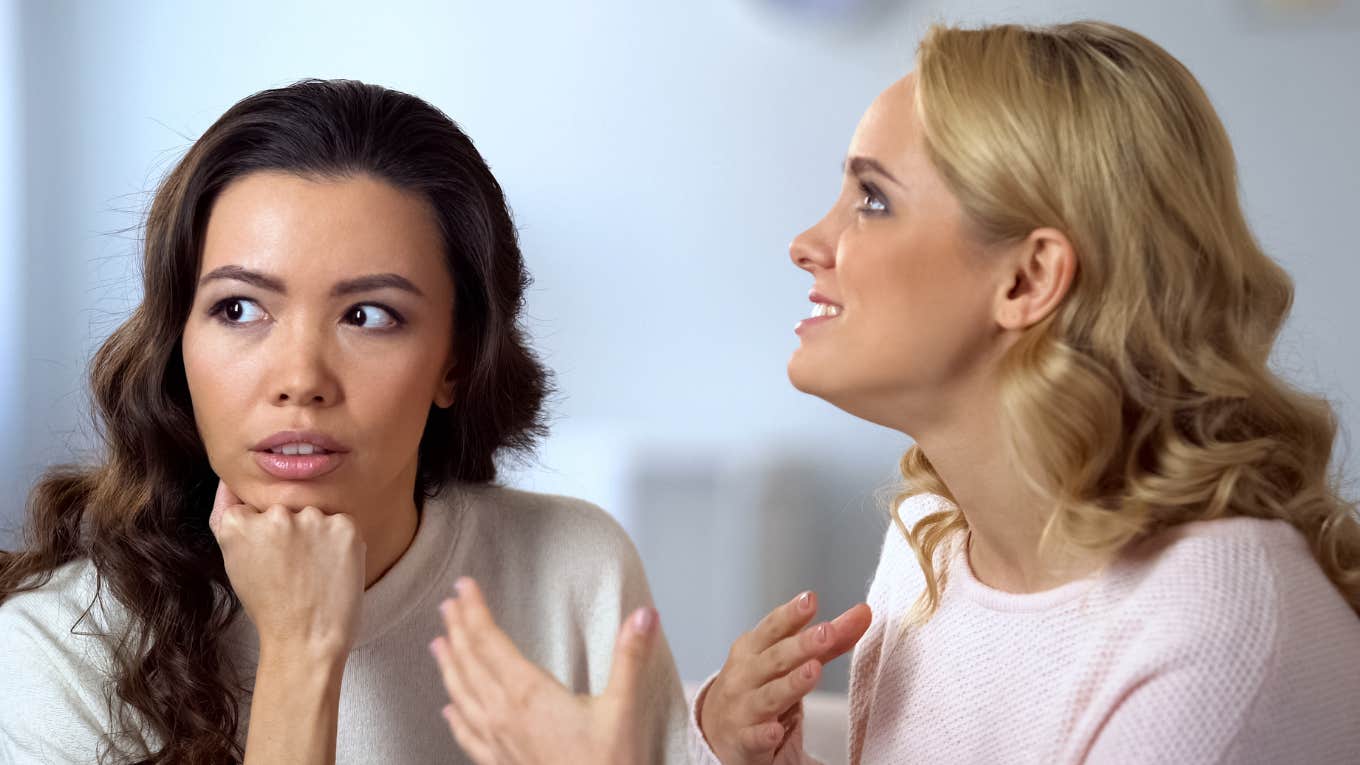 Signs A Person Is A Toxic Personality From The Start, According To Psychology Woman realizes person has had a toxic personality from the start.