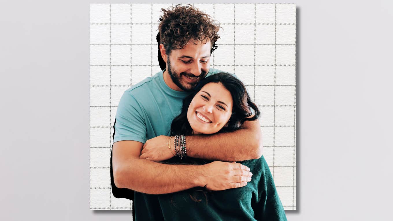 Physical Traits Men Are Obsessed With Most, According To Research Man obsessed with woman's physical traits, embracing her.
