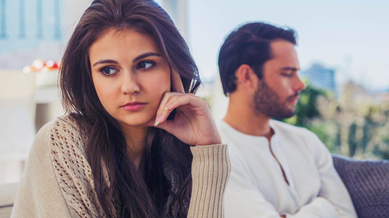 The Questions That Can Accurately Predict If You'll End Up Divorcing, According To Psychology Woman ask the questions that predict if she will end up divorcing her husband.