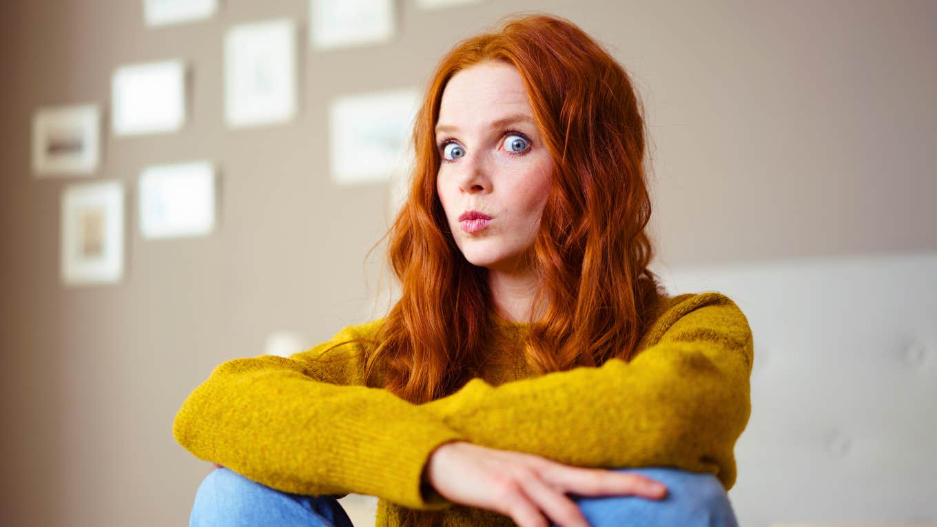 Relationship Lessons Gen X Followed That Gen Z Should Avoid At All Costs gen z young woman looking shocked