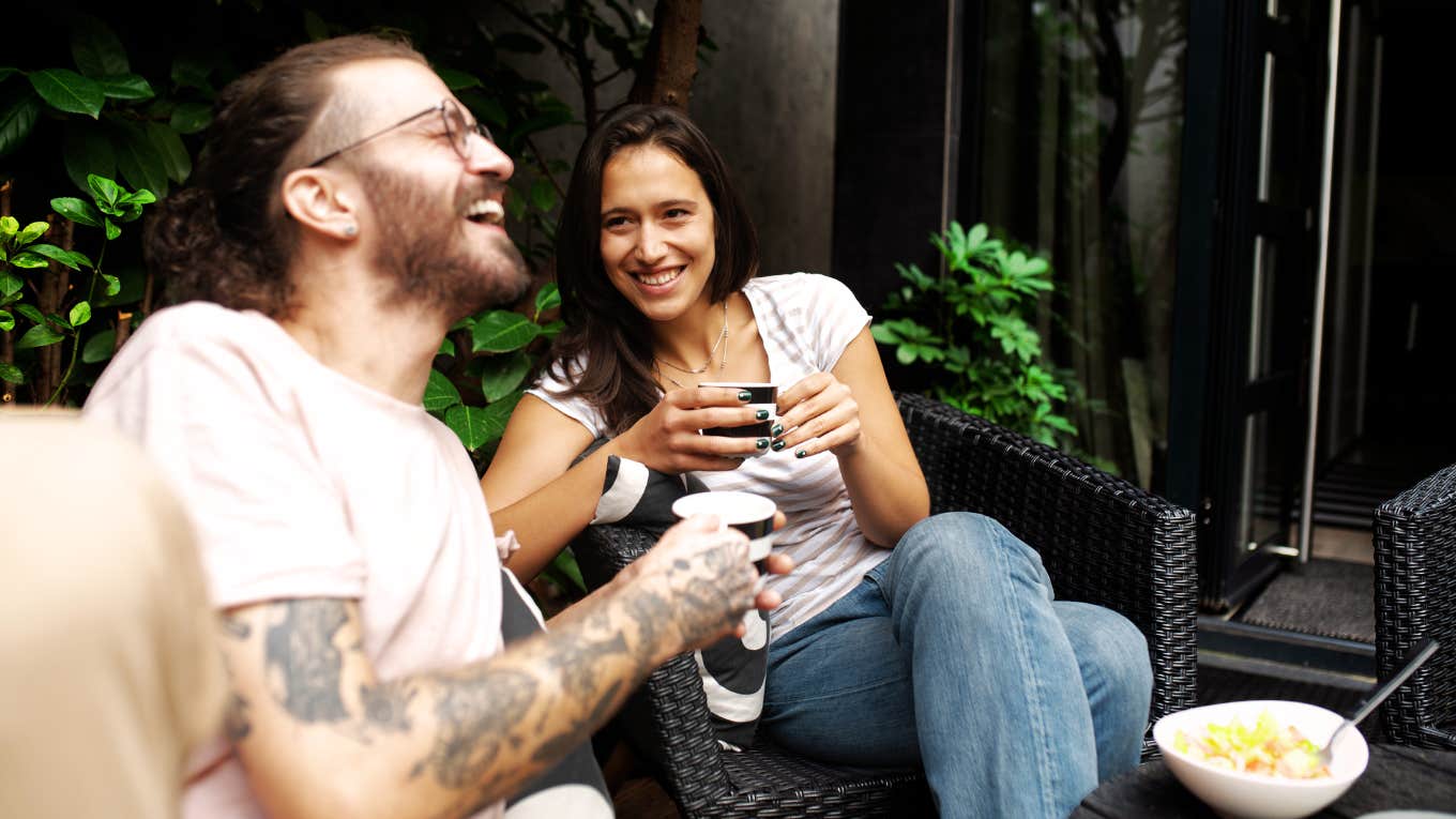 Subtle Qualities Of Men That Attract Strong, Independent Women The Most Independent woman admiring mans qualities over coffee.