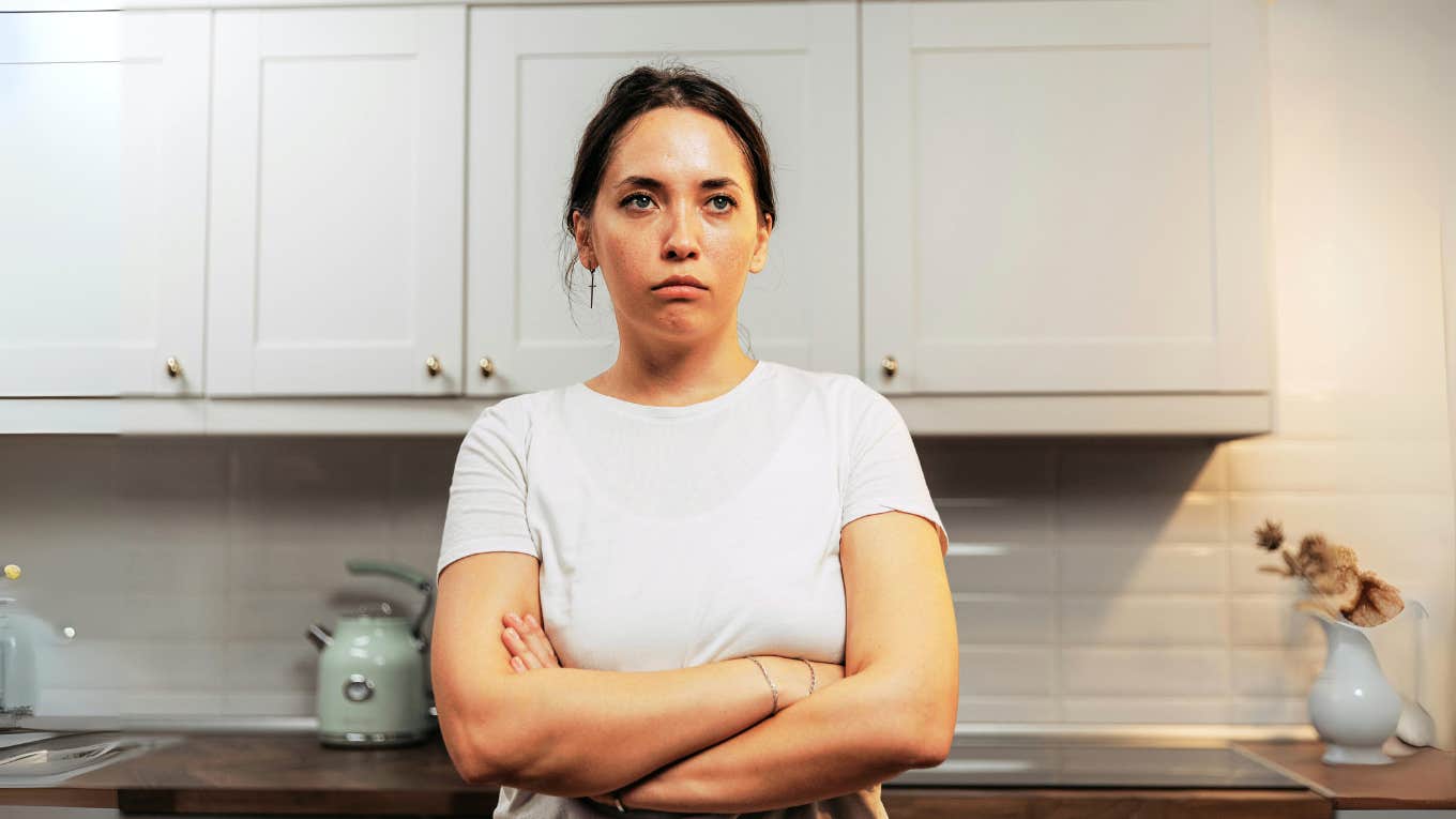 Subtle Signs A Person Was Emotionally Neglected As A Child, According To Psychology Woman who was emotionally neglected as a child.