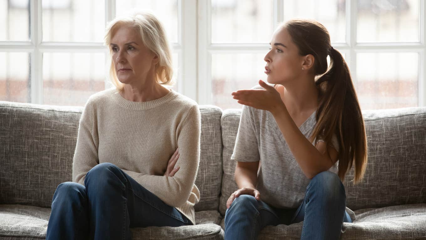 Traits Of Adult Children Who Often Cause Their Parents To Distance Themselves adult woman yelling at older mother