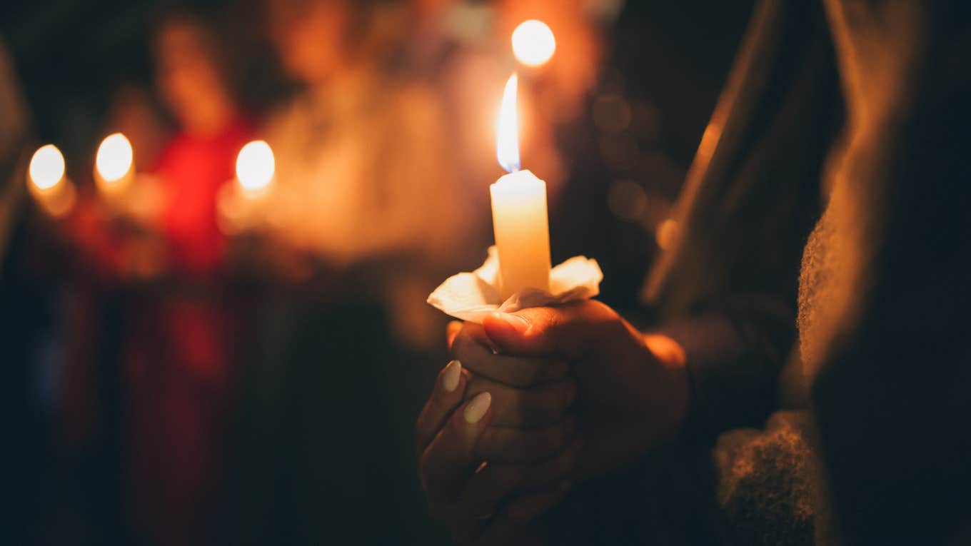 Why You Need To Know Details Of Celebrity Deaths candles being held in a vigil
