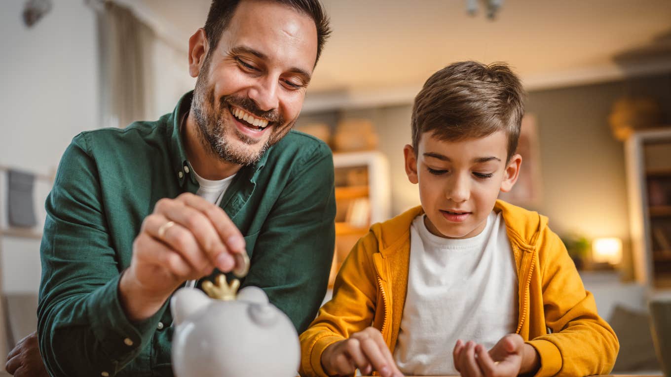 Dad Asks How To Talk To Son About Money After Lying About Income father trying to talk to his son about money