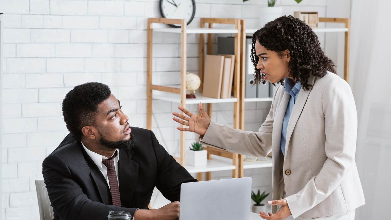 Employee Reprimanded For Telling Co-Workers They Got A Raise Employee being reprimanded by boss for talking about pay