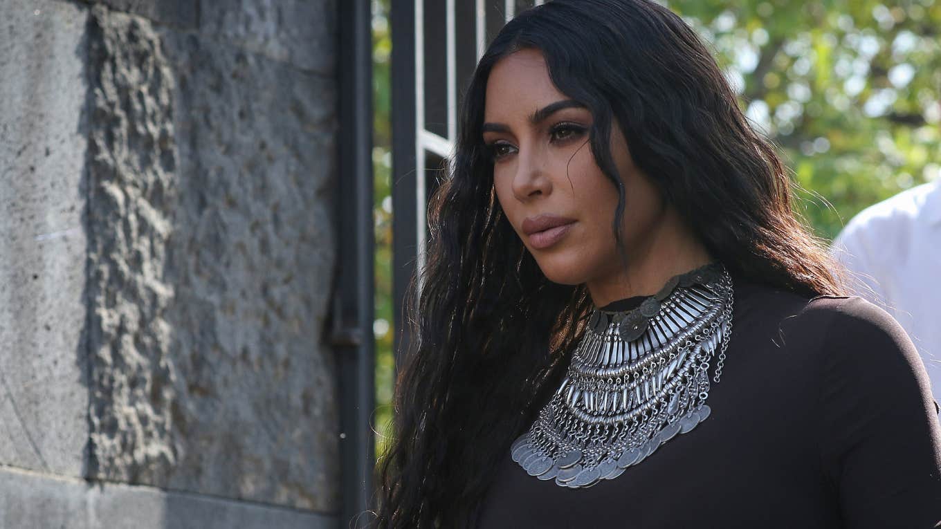 Kim Kardashian Says Parenting Is A Struggle Kim Kardashian looking serious