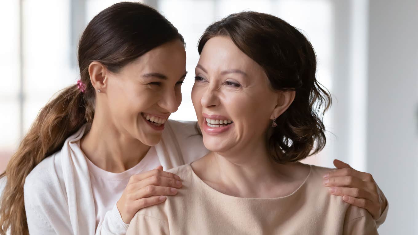 Parent Coach Explains The House Rules A 20-Something Living At Home Should And Should Not Have To Follow Happy mom and 20-something daughter living at home