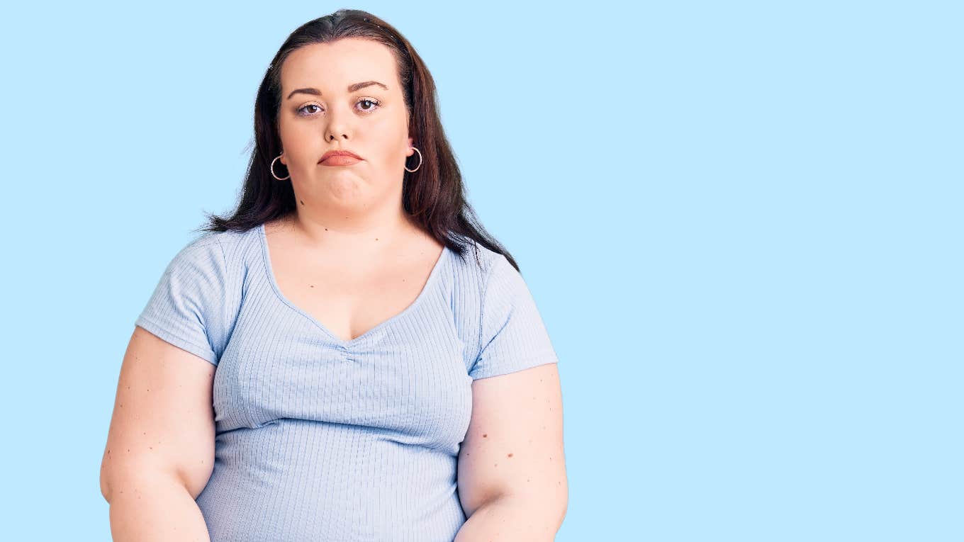 Plus-Size Passenger Who Purchased An Extra Plane Seat Has It 'Ripped Away' When The Airline Resells It Sad Plus-Size Passenger