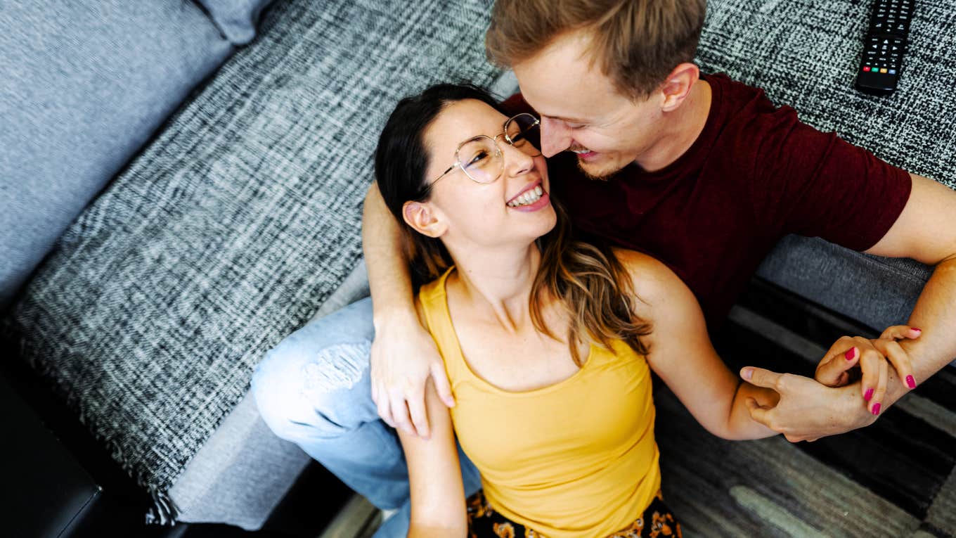 Questions That Will Immediately Determine If What You're Feeling Is Love Couple feeling in love