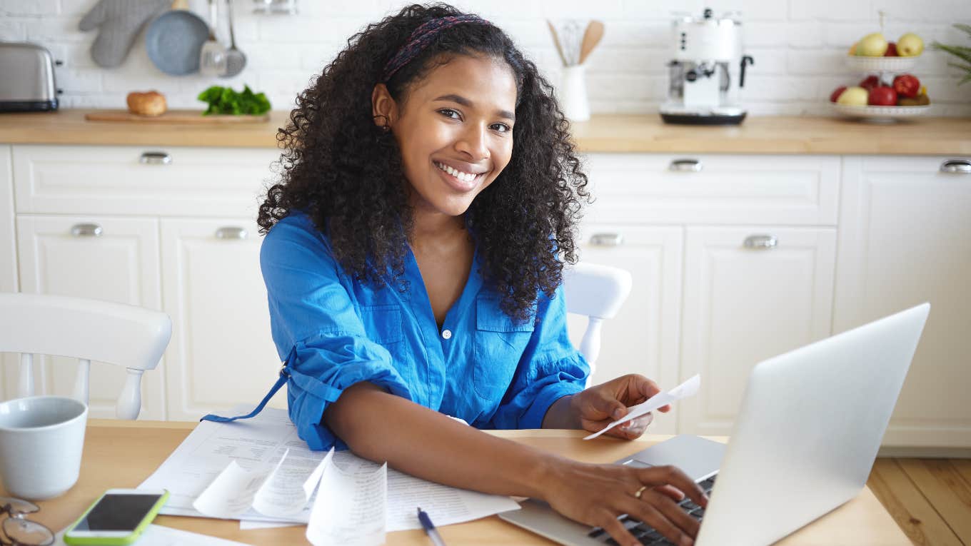 Signs You’re Way Better Off Financially Than It Feels Like You Are Woman who is better off financially than she thought