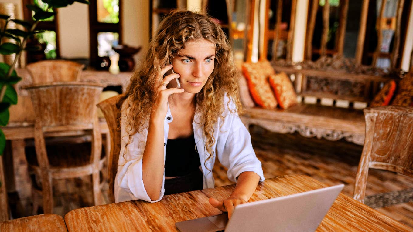 Subtle Signs You're Being Exploited By Your Employer Shock and confused woman being exploited at work.