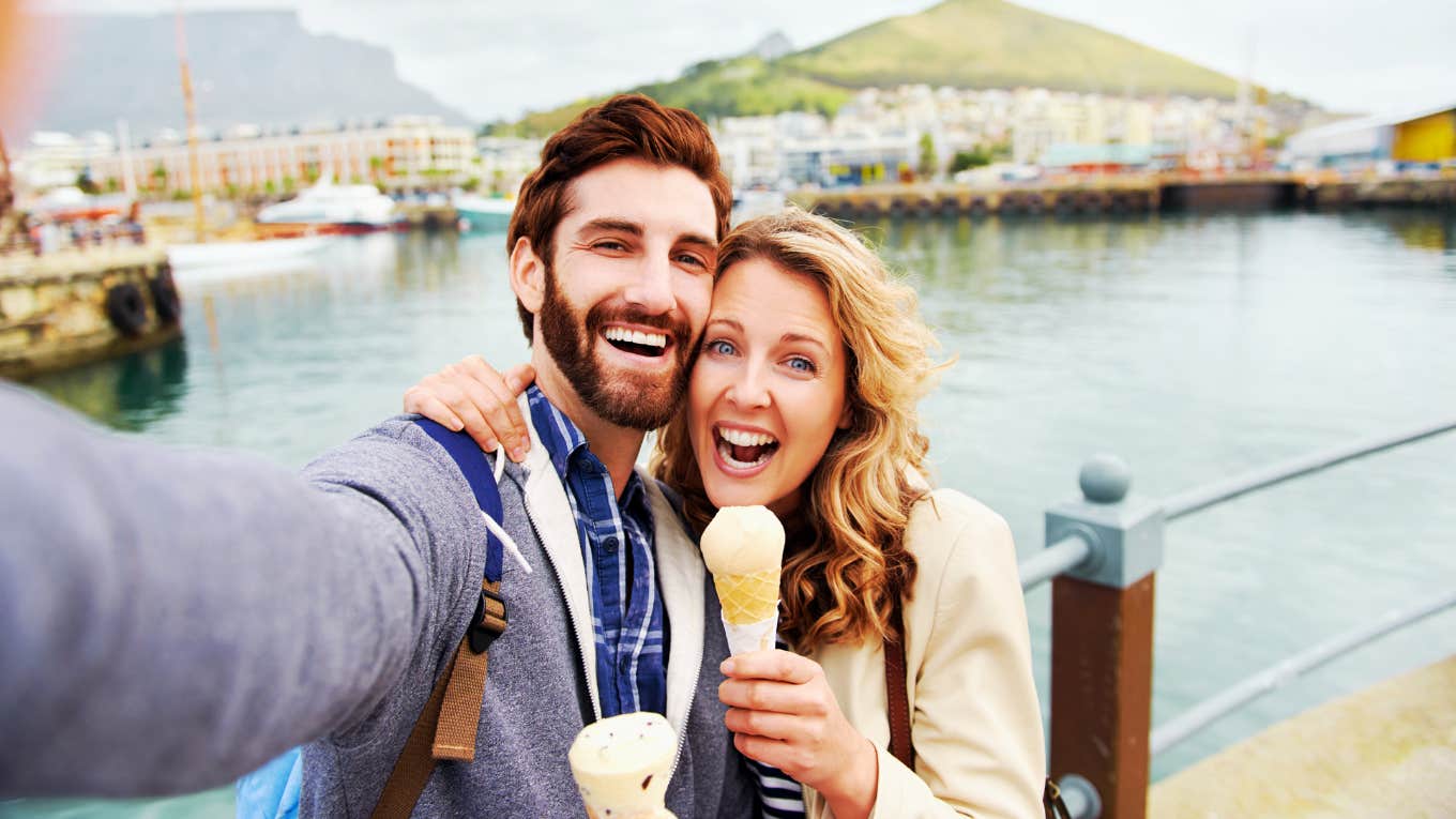 Signs You're Unofficially Dating, Even If You Haven't Put A Title On Things Two people 'unofficially' on date, traveling together.
