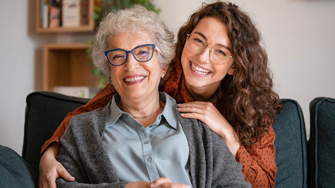 Your Parents Did A Great Job Raising You If You Have These Values young woman smiling with older woman