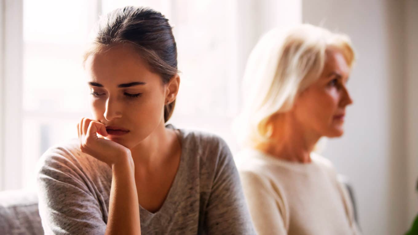 Mom Asks If She's Wrong For Threatening To Take Back Her Daughter's College Fund After The Teen Said She Plans To Go No Contact mom and teenage daughter
